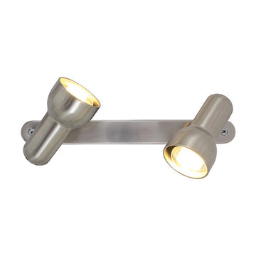 Eurolux Spotlight Turbo Bar 2 Light R63 Satin Chrome - image 01