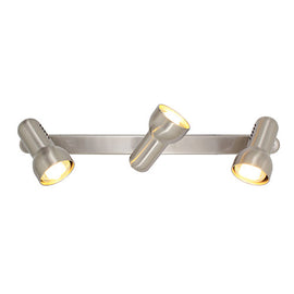 Eurolux Spotlight Turbo Bar 3 Light R63 Satin Chrome in Electrical & Lighting,Lighting,Interior Lighting