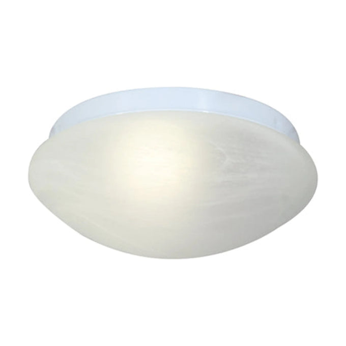 Eurolux Ceiling Light Bathroom Alabaster 220mm White - image 01