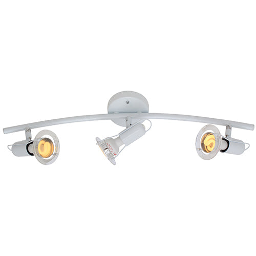 Eurolux Spotlight Mini Disc Bow 3 Light R50 White in Electrical & Lighting,Lighting,Interior Lighting