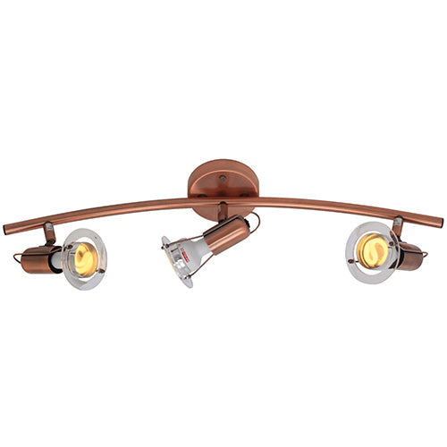 Eurolux Spotlight Mini Disc Bow 3 Light R50 Copper in Electrical & Lighting,Lighting,Interior Lighting