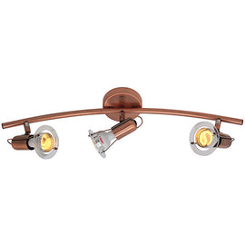 Eurolux Spotlight Mini Disc Bow 3 Light R50 Copper in Electrical & Lighting,Lighting,Interior Lighting