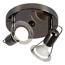 Eurolux Spotlight Mini Disc 2 Light R50 190mm Gun Metal in Electrical & Lighting,Lighting,Interior Lighting