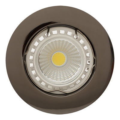 Eurolux Downlight Straight Curved Rim Gun Metal No L/Holder in Electrical & Lighting,Lighting,Interior Lighting