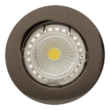 Eurolux Downlight Straight Curved Rim Gun Metal No L/Holder in Electrical & Lighting,Lighting,Interior Lighting