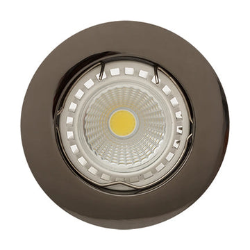 Eurolux Downlight Straight Curved Rim Gun Metal No L/Holder - image 01