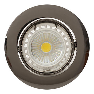 Eurolux Downlight Standard Tilt Curved Rim 83mm Gun Metal in Electrical & Lighting,Lighting,Interior Lighting