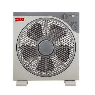 Eurolux Desk Plastic Box Fan 5 Blades White 40W in Heating & Cooling,Fans,Ac Powered