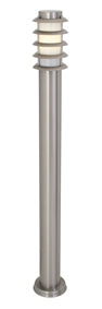 Eurolux Bollards Stainless Steel Grid Pole Satin Chrome in Electrical & Lighting,Lighting,Exterior Lighting