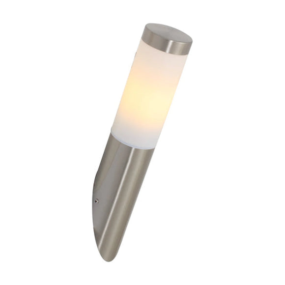 Eurolux Outdoor Wall Light Stainless Steel Plain Satin Chrome - image 01