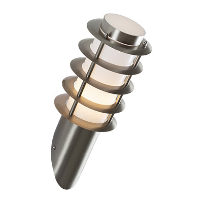 Eurolux Outdoor Wall Light Stainless Steel Grid Satin Chrome in Electrical & Lighting,Lighting,Exterior Lighting