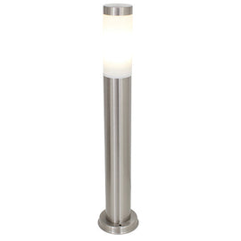 Eurolux Stainless Steel Plain Bollard Satin Chrome in Electrical & Lighting,Lighting,Exterior Lighting