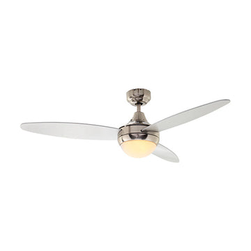 Eurolux Swirl Ceiling Fan 3 Blades SC/Silver 60W - image 01