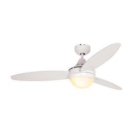 Eurolux Swirl Ceiling Fan 3 Blades White 60W - image 01