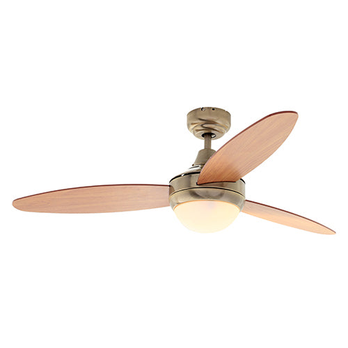 Eurolux Swirl Ceiling Fan 3 Blades AB/Cherry Wood 60W in Electrical & Lighting,Lighting,Ceiling Fans