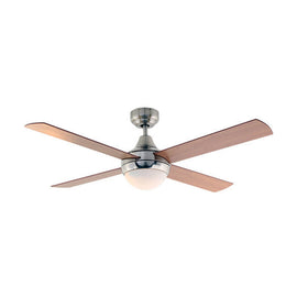 Eurolux Twister Ceiling Fan 4 Blades SC/Natural Wood 60W - image 01