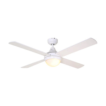 Eurolux Twister Ceiling Fan 4 Blades White 60W - image 01