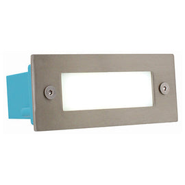 Eurolux Rectangular Plain Foot Light LED 6000K Satin Chrome in Electrical & Lighting,Lighting,Interior Lighting
