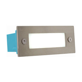 Eurolux Rectangular Plain Foot Light LED 6000K Satin Chrome - image 01