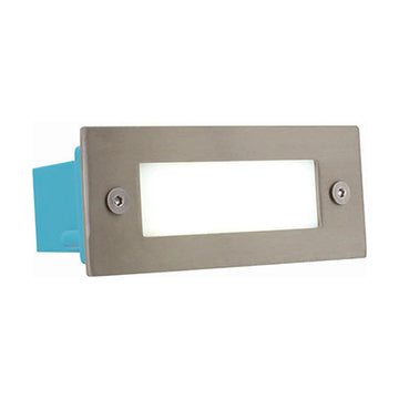 Eurolux Rectangular Plain Foot Light LED 6000K Satin Chrome - image 01