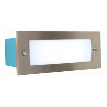 Eurolux Rectangular Plain Foot Light LED 6000K Satin Chrome in Electrical & Lighting,Lighting,Interior Lighting