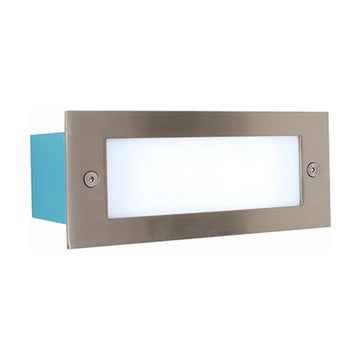 Eurolux Rectangular Plain Foot Light LED 6000K Satin Chrome - image 01