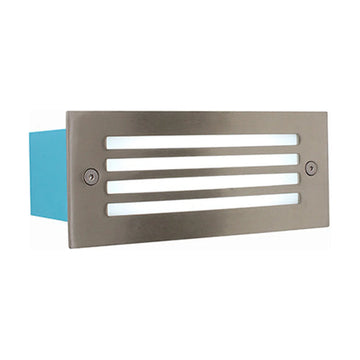 Eurolux Rectangular Grid Foot Light LED 6000K Satin Chrome - image 01