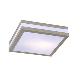 Eurolux Bathroom Square Ceiling Light 285mm Stainless Steel in Electrical & Lighting,Lighting,Interior Lighting