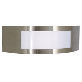 Eurolux Outdoor Wall Light Stainless Steel Plain Satin Chrome in Electrical & Lighting,Lighting,Exterior Lighting