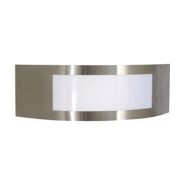 Eurolux Outdoor Wall Light Stainless Steel Plain Satin Chrome - image 01
