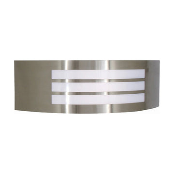 Eurolux Outdoor Wall Light Stainless Steel Grid Satin Chrome - image 01