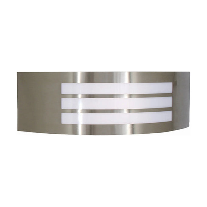 Eurolux Outdoor Wall Light Stainless Steel Grid Satin Chrome - image 01