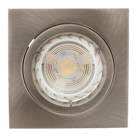 Eurolux Downlight Standard Straight Twist Square Satin Chrome in Electrical & Lighting,Lighting,Interior Lighting