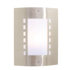 Eurolux Outdoor Wall Light Film Reel Design Satin Chrome in Electrical & Lighting,Lighting,Exterior Lighting