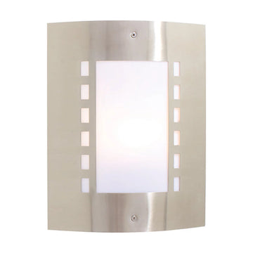Eurolux Outdoor Wall Light Film Reel Design Satin Chrome - image 01