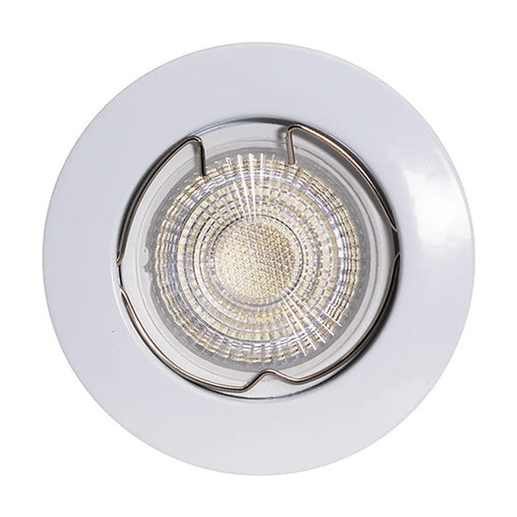 Eurolux Downlight Standard Straight Curved Rim 78mm White - image 01