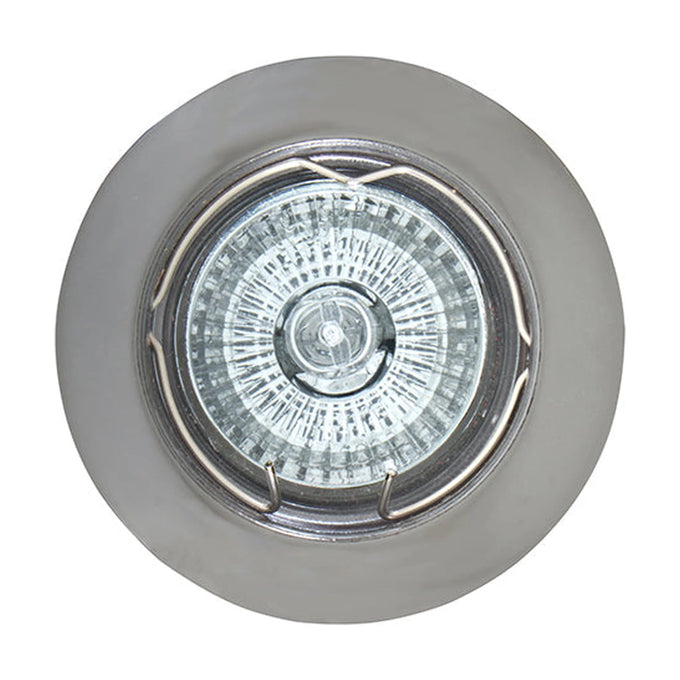 Eurolux Downlight Standard Straight Curved Rim 78mm Gun Metal - image 01