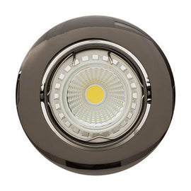 Eurolux Downlight Standard Tilt Curved Rim 83mm Gun Metal - image 01