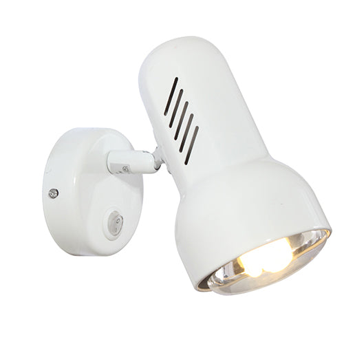 Eurolux Spotlight Turbo 1 Light R80 & Switch White