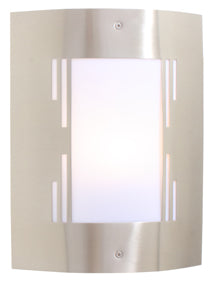 Eurolux Outdoor Wall Light Bar Design Satin Chrome in Electrical & Lighting,Lighting,Exterior Lighting