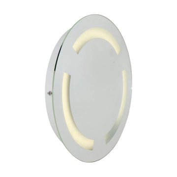 Eurolux Bathroom Mirror Wall Light Round 500mm White - image 01