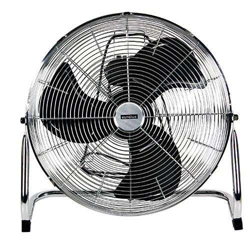 Eurolux Standing Industrial Floor Fan 3 Blades Chrome 120W in Ac Powered, Fans, Heating & Cooling