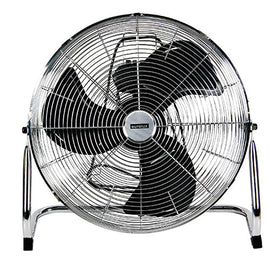 Eurolux Standing Industrial Floor Fan 3 Blades Chrome 120W in Ac Powered, Fans, Heating & Cooling