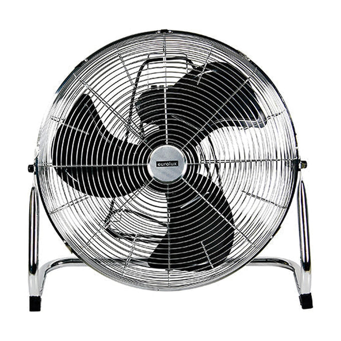 Eurolux Standing Industrial Floor Fan 3 Blades Chrome 120W - image 01