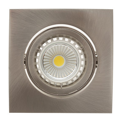 Eurolux Downlight Standard Tilt Twist Square Satin Chrome in Electrical & Lighting,Lighting,Interior Lighting