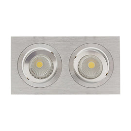 Eurolux Downlight Standard CNC Tilt Rectangular 175mm Alum. - image 01