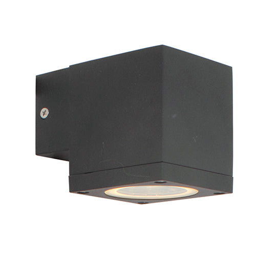 Eurolux Outdoor Wall Light Kube Down Or Up Only Black in Electrical & Lighting,Lighting,Exterior Lighting