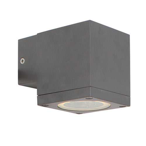 Eurolux Outdoor Wall Light Kube Down Or Up Only Graphite in Electrical & Lighting,Lighting,Exterior Lighting