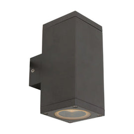 Eurolux Outdoor Wall Light Kube Up & Down Graphite - image 01