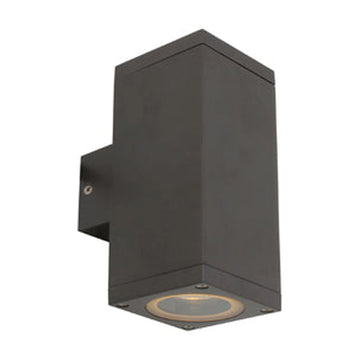Eurolux Outdoor Wall Light Kube Up & Down Graphite - image 01